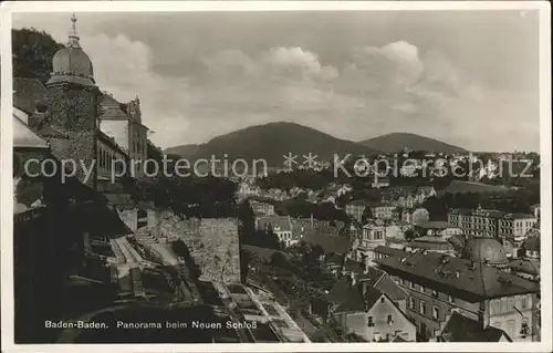 Baden Baden Neuen Schloss  Kat. Baden Baden