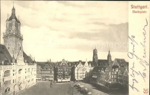 Stuttgart Marktplatz Kat. Stuttgart