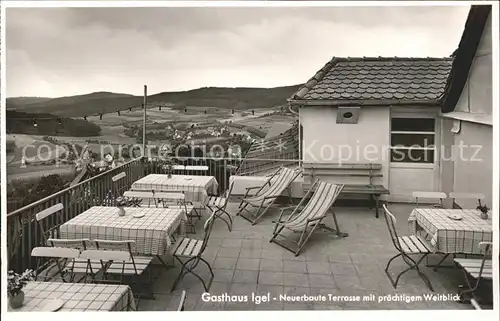 Osternohe Lauf Gasthaus Igel Schlossberg Terrasse Kat. Lauf a.d.Pegnitz