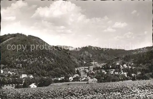 Bad Berneck Ortsansicht Kat. Bad Berneck Fichtelgebirge