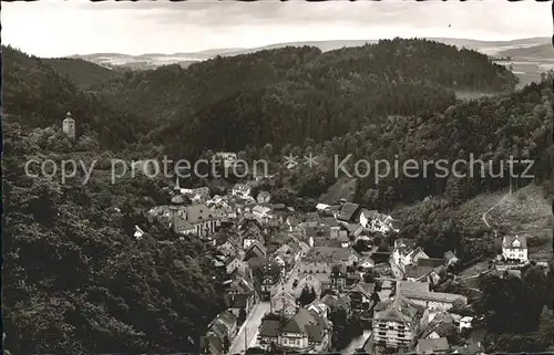 Bad Berneck Blick vom Rothersfelsen Kat. Bad Berneck Fichtelgebirge