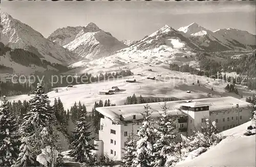 Riezlern Kleinwalsertal Vorarlberg Kuranstalt Dr Backer Hochgebirgsklinik Kat. Mittelberg