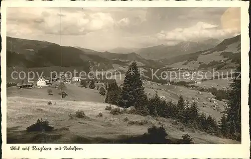 Riezlern Kleinwalsertal Vorarlberg mit Nebelhorn Kat. Mittelberg