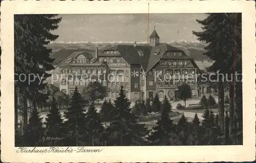 Lamm Kniebis Kurhaus Bahnpost / Freudenstadt /Freudenstadt LKR