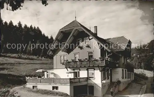 Alpersbach Gasthaus Pension zur Esche Kat. Hinterzarten