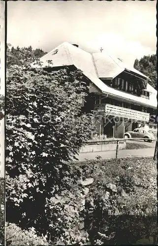 Oberibach St Blasien Gasthof Pension Kranz Kat. Ibach