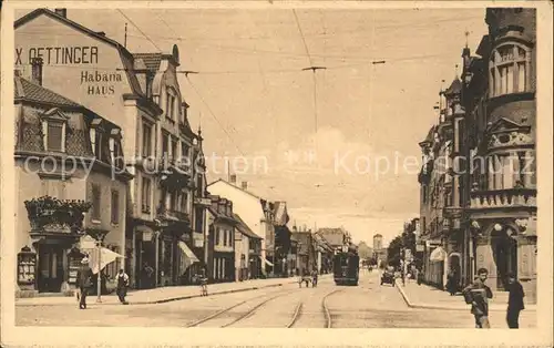 St Loup Pompaples Rue de Mulhouse Strassenbahn Kat. Pompaples