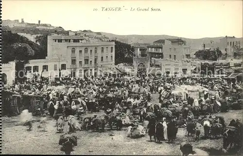 Tanger Tangier Tangiers Le Grand Socco  / Marokko /