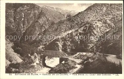 Blida Algerien Gorges de la Chifa Vue prise du Camp des Chenes Kat. Algerien