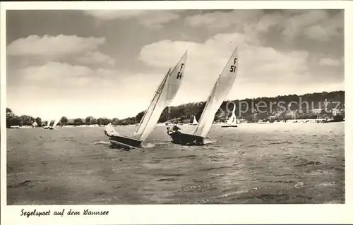 Wannsee Segelsport Kat. Berlin