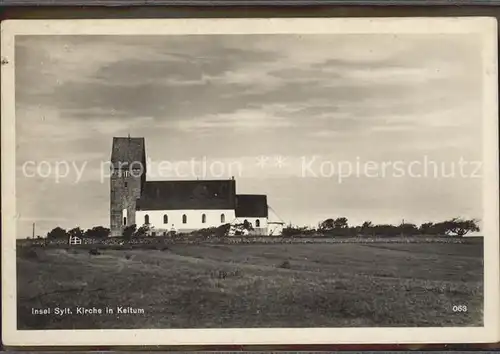 Keitum Sylt Kirche Kat. Sylt Ost