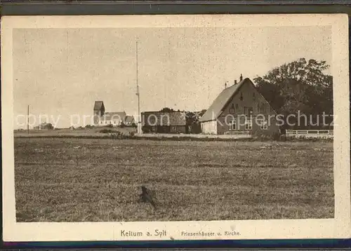 Keitum Sylt Friesenhaeuser Kirche Kat. Sylt Ost