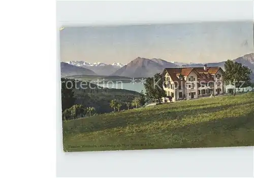 Haltenegg Thun Pension Waldheim Kat. Heiligenschwendi