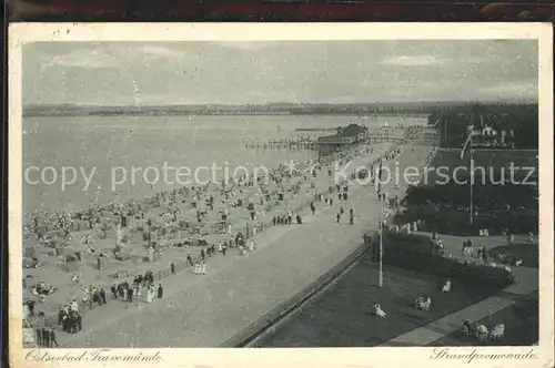 Travemuende Ostseebad Strandpromenade / Luebeck /Luebeck Stadtkreis