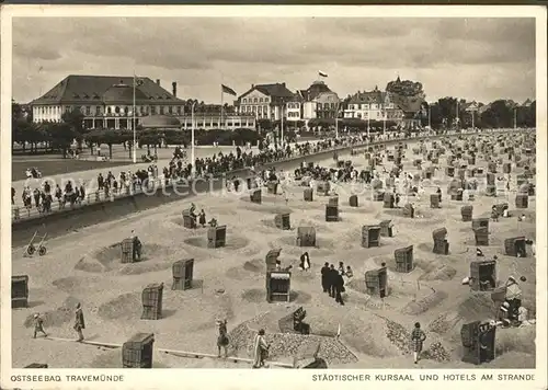 Travemuende Ostseebad Staedtischer Kursaal Hotels am Strand / Luebeck /Luebeck Stadtkreis