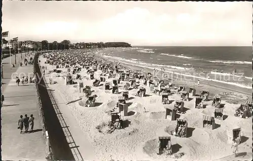 Travemuende Ostseebad Strandpromenade / Luebeck /Luebeck Stadtkreis