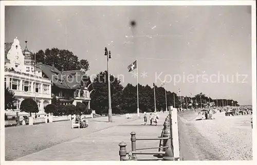 Travemuende Ostseebad Strandpromenade / Luebeck /Luebeck Stadtkreis