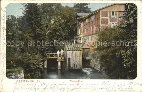 Gremsmuehlen Wassermuehle Kat. Malente Gremsmuehlen