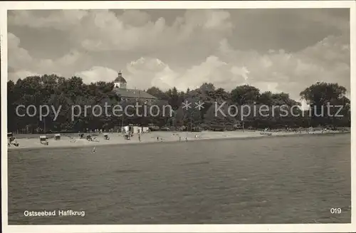 Haffkrug Ostseebad Strand / Scharbeutz /Ostholstein LKR