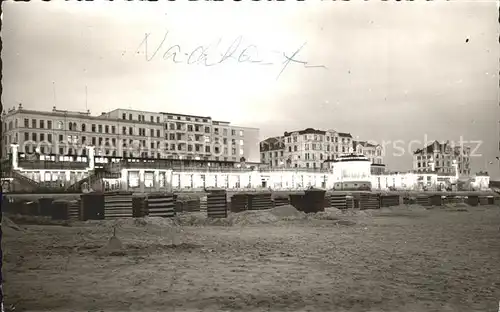 Borkum Nordseebad Strand am Abend / Borkum /Leer LKR