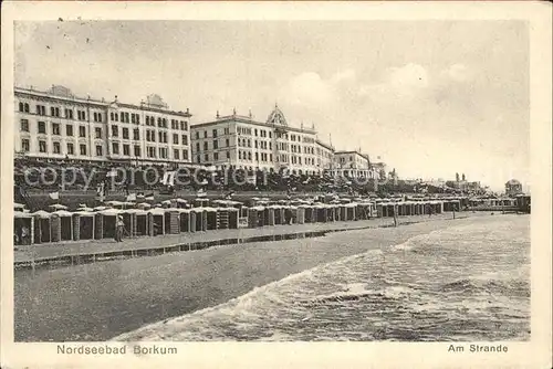 Borkum Nordseebad Strandpartie / Borkum /Leer LKR