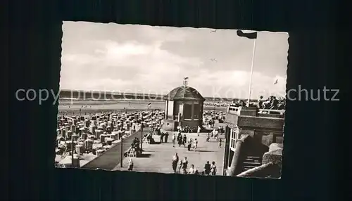 Borkum Nordseebad Strandpromenade Pavillon / Borkum /Leer LKR