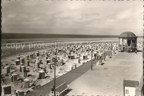 Borkum Nordseebad Strandpartie Musikpavillon