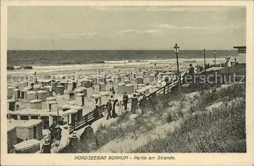 Borkum Nordseebad Strandpartie