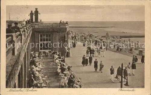 Borkum Nordseebad Promenade / Borkum /Leer LKR