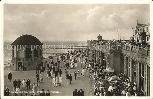 Borkum Nordseebad Promenadenkonzert  / Borkum /Leer LKR