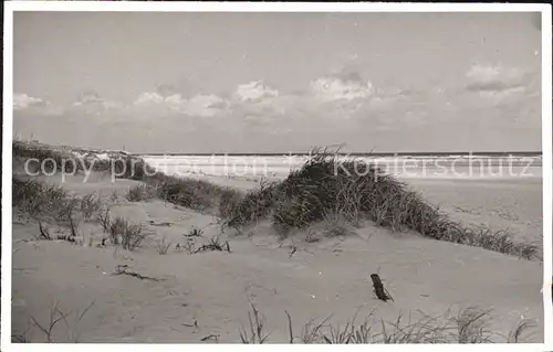 Wangerooge Nordseebad Duenen Kat. Wangerooge