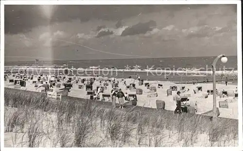 Wangerooge Nordseebad Strand Kat. Wangerooge