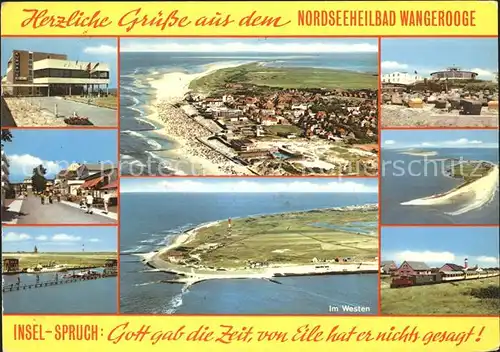 Wangerooge Nordseebad Strand Fliegeraufnahme Kat. Wangerooge