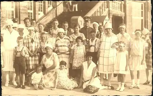 Borkum Nordseebad Gruppenfoto