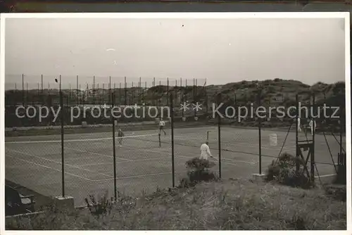 Borkum Nordseebad Tennisplatz