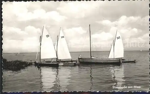 Steinhude Segelboote Kat. Wunstorf