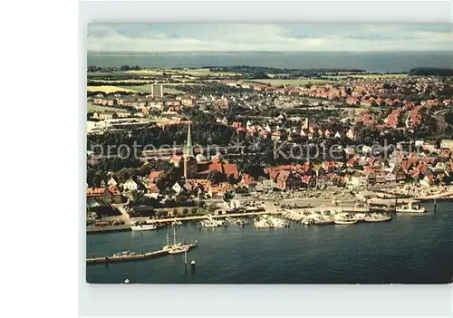 Travemuende Ostseebad Fliegeraufnahme Kat. Luebeck