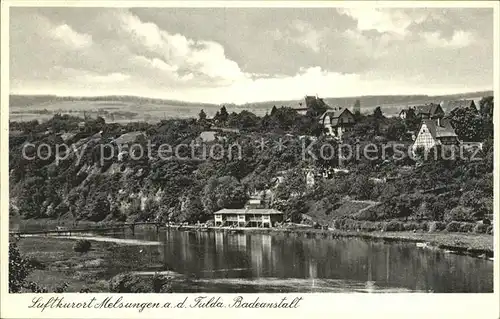 Melsungen Fulda Badeanstalt Kat. Melsungen