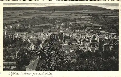 Melsungen Fulda Totalansicht Kat. Melsungen