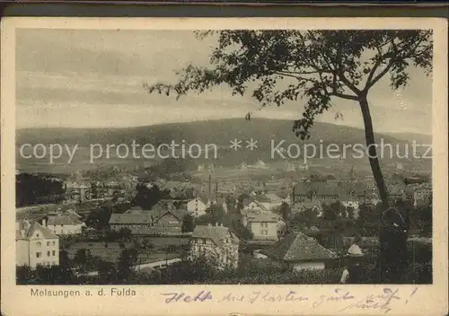 Melsungen Fulda Stadtbild Kat. Melsungen