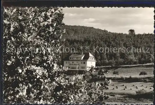 Endbach Gladenbach Haus Waldesruh Kat. Gladenbach