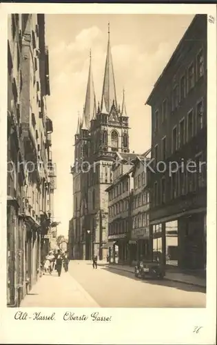 Alt Kassel Oberste Gasse Kirche Serie Alt Kassel Nr 13