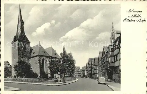 Melsungen Fulda Fritzlarer  Strasse Kat. Melsungen