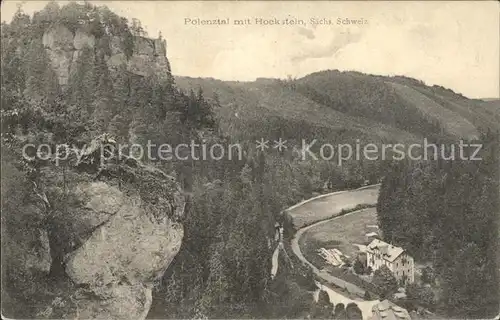 Polenztal Hockstein  Kat. Hohnstein