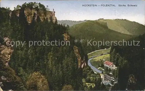 Polenztal Hockstein Kat. Hohnstein