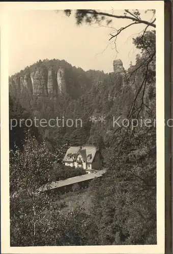 Polenztal Waltersdorfermuehle Kat. Hohnstein