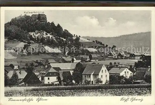 Schoena Elbe Kaiserkrone  Kat. Reinhardtsdorf Schoena