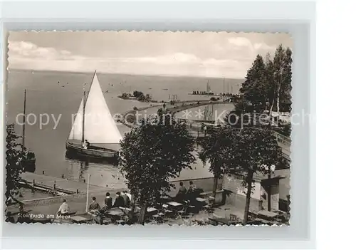 Steinhude Promenade Segelboot Steinhuder Meer Kat. Wunstorf