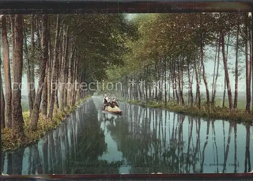 Spreewald Partie am Burgschen Kanal Kat. Luebbenau