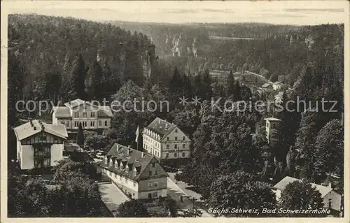 Bad Schweizermuehle Saechsische Schweiz Panorama Erzgebirge